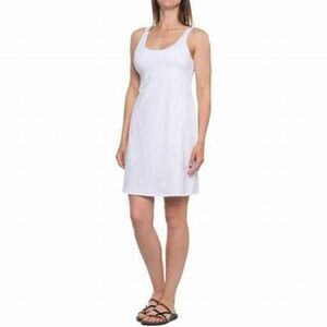NWT- Kyodan Moss Jersey Shelf Bra Dress Sleeveless w/ Liner Shorts, Plus Size XL